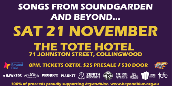 A Celebration of Chris Cornell... Songs from Soundgarden and Beyond live at The Tote - Band Room - Concert poster