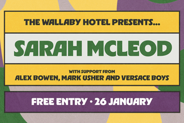 Sarah Mcleod Live at the Wallaby!