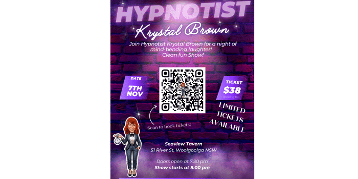 Comedy Hypnotist Krystal Brown