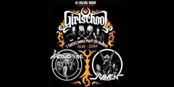 Girlschool + Venom Inc + Raven