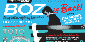 The Boz is Back – Tribute to Boz Scaggs, Toto & Steve Miller