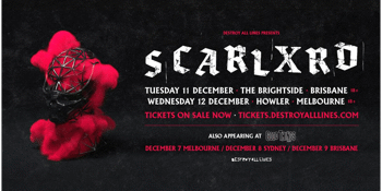 Scarlxrd Australian Tour 2018