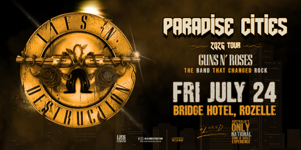 Lies N' Destruction - Australia's Guns N Roses Experience live at The Bridge Hotel - Concert poster