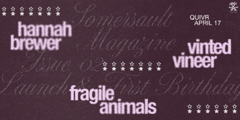 Somersault Magazine Issue 02 Launch + 1st Birthday