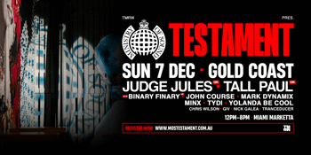 Ministry of Sound Testament 2025 - Gold Coast