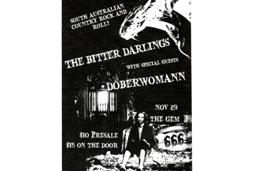 The Bitter Darlings, first shows in five years with Doberwomann