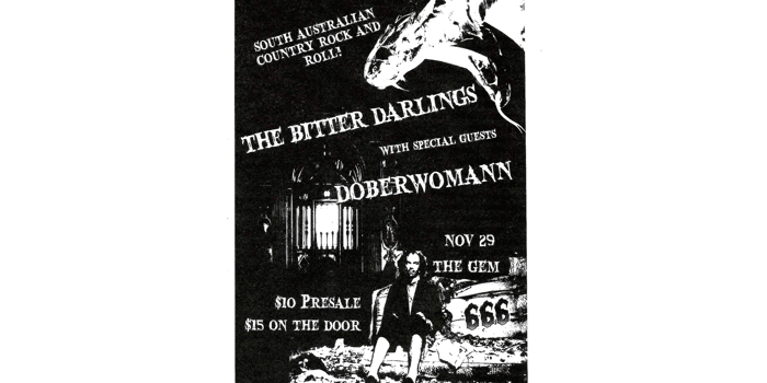 The Bitter Darlings, first shows in five years with Doberwomann
