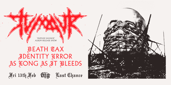 Tumour ‘Human Salvage’ Album Release
