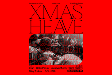 XMAS HEAVE at Sound Music Bar