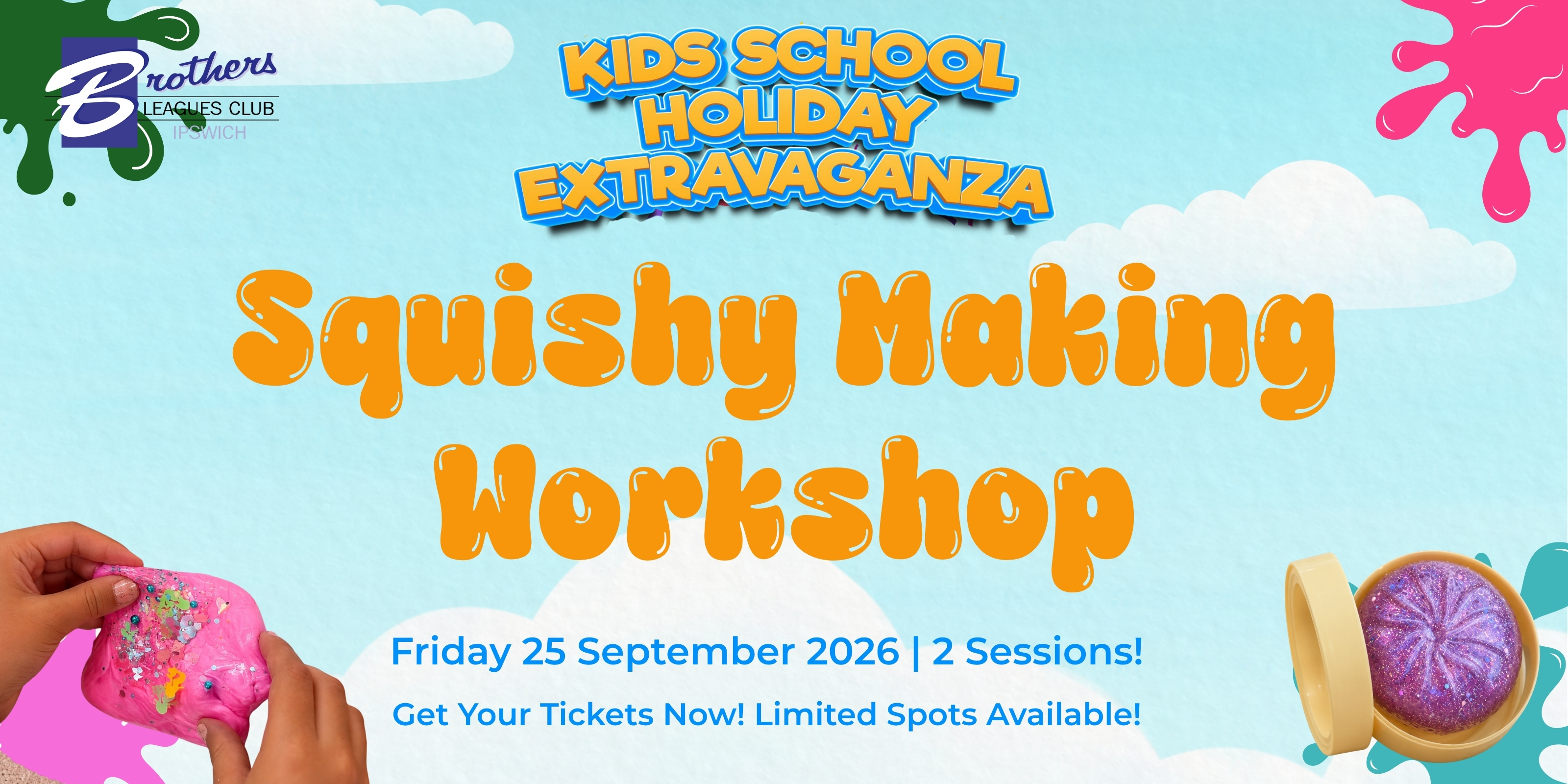 Squishy Making Workshop | Kids School Holiday Extravaganza