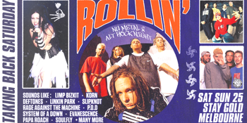 Rollin': Nu Metal & Alt Rock Night - Melbourne