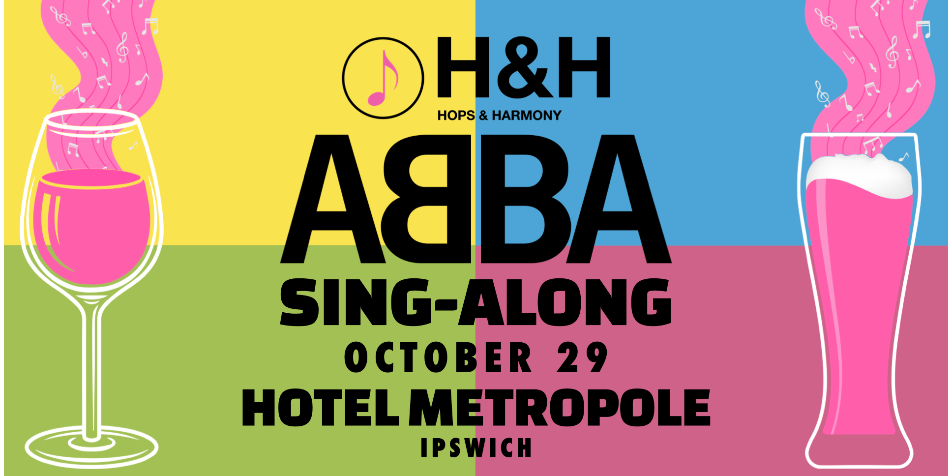Hops & Harmony (Bar Choir) Abba Singalong at Ipswich