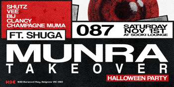 MUNRA TAKEOVER - HALLOWEEN PARTY