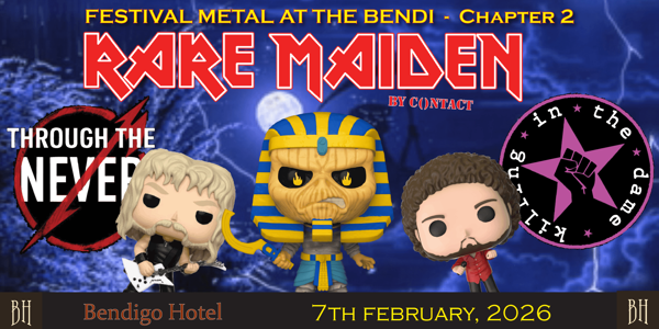 Festival Metal at the Bendi II with Rare Maiden, Through the Never, Killing in the Dame poster