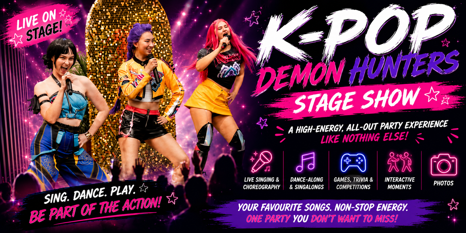 KPOP Demon Hunters Stage Show
