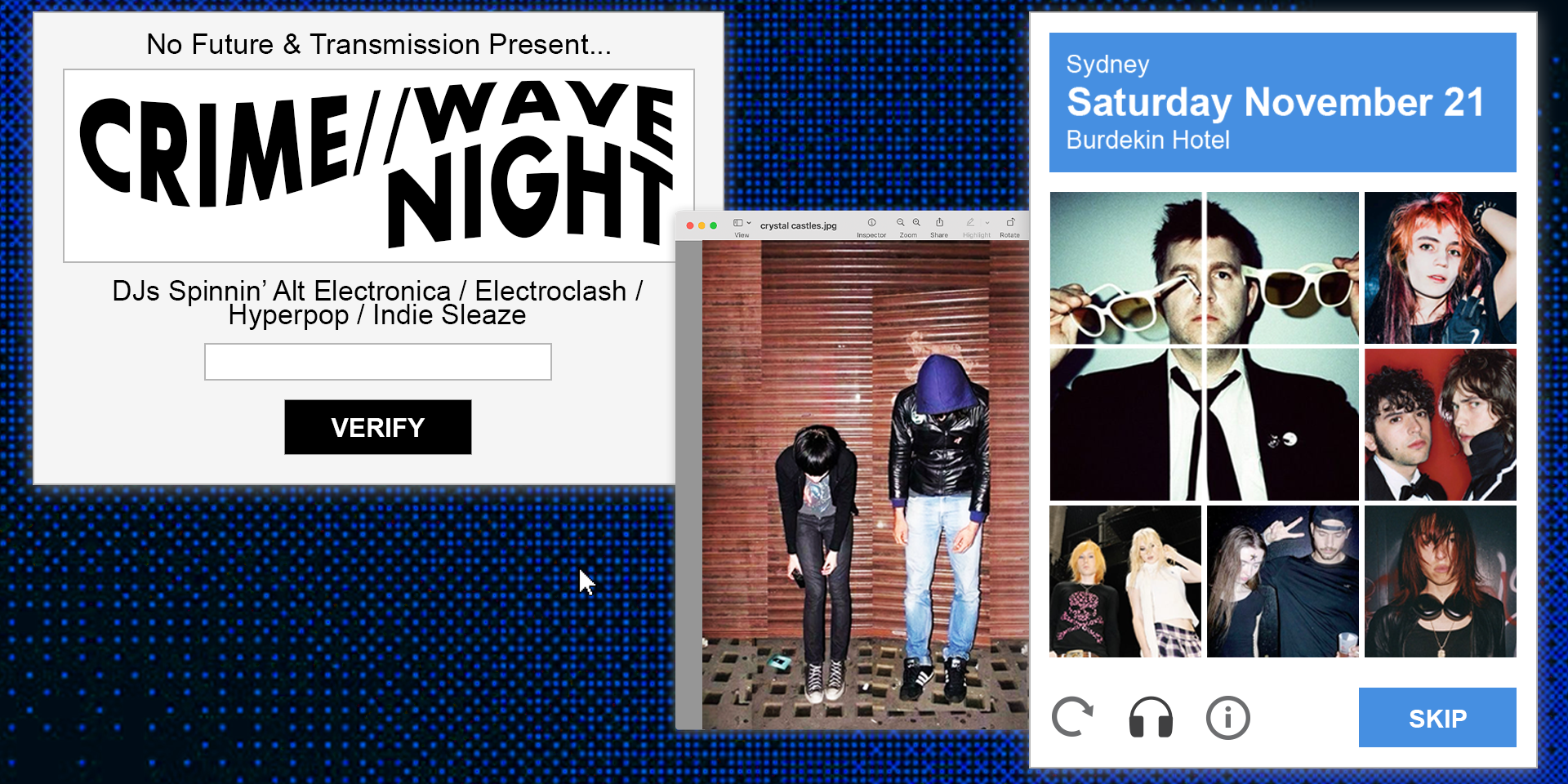 Crime//Wave Night - Sydney