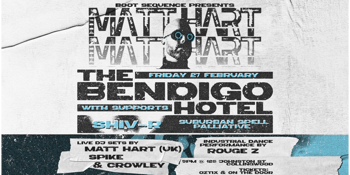 Matt Hart (UK) with SHIV-R, Suburban Spell & Palliative