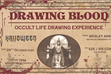Drawing Blood Occult Life Drawing - HALLOWEEN