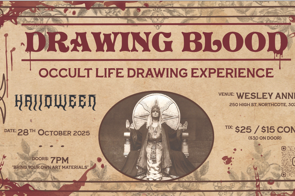Drawing Blood Occult Life Drawing - HALLOWEEN