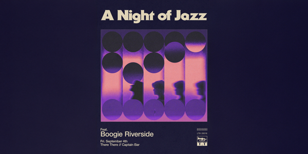 A Night of Jazz with Boogie Riverside live at Captain Bar - Concert poster