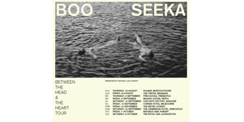 Boo Seeka - BETWEEN THE HEAD & THE HEART ALBUM TOUR