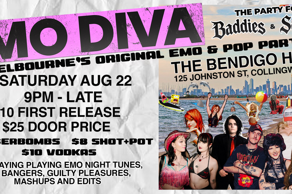 EMO DIVA - Melbourne’s Original Emo & Pop Party