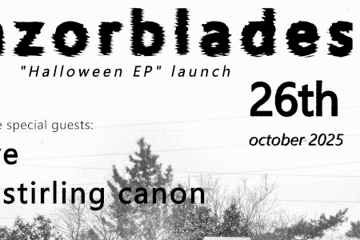 Razorblades “Halloween EP” Launch with Valve and The Stirling Canon.