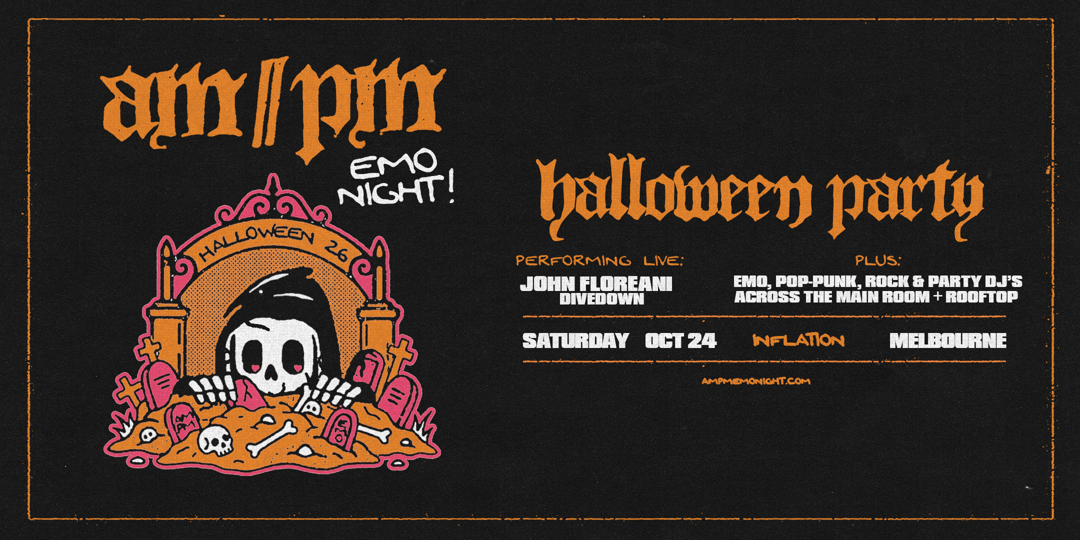 am//pm emo night halloween: melbourne