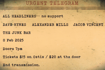 All Headliners... No Support - Dave Hynes, Alexander Mills, Jacob Vincent