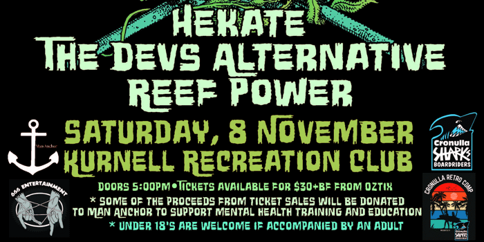 Hekate, The Devs Alternative and Reef Power