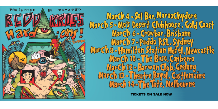 REDD KROSS (USA) + THE HARD-ONS feat. Tim Rogers - Newcastle