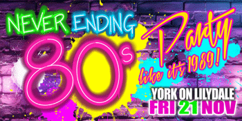 NEVER ENDING 80S - PARTY LIKE ITS 1989