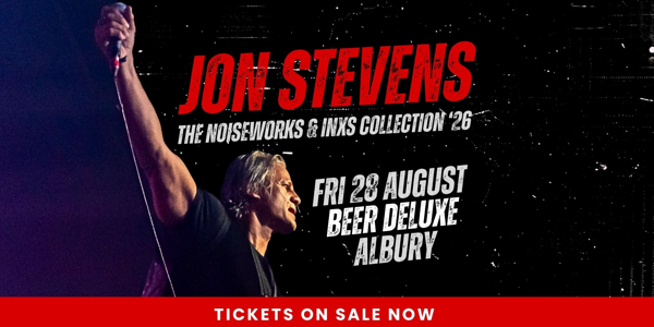Jon Stevens live at Beer DeLuxe - Albury - Concert poster