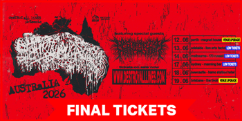 Sanguisugabogg Australian Tour 2026