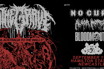 TO THE GRAVE 'NAIL AUSTRALIA TO THE WALLS' with NO CURE (USA)