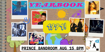 YEARBOOK - Your new fave Retro night