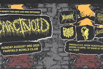 Refugee benefit show - Carcinoid, Bludger, Circle Of Blood plus guests
