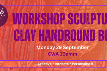 Sculptured Clay Handbound Book Workshop