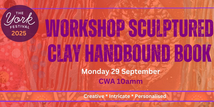 Sculptured Clay Handbound Book Workshop