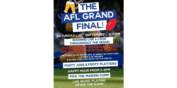 AFL Grand Final live at The Carine - Concert poster