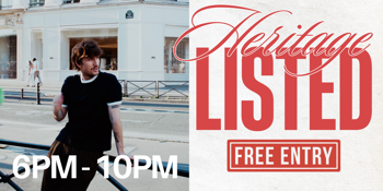 Sunday Session: Heritage Listed (DJ) FREE ENTRY!