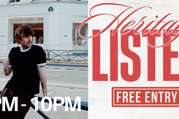 Sunday Session: Heritage Listed (DJ) FREE ENTRY!