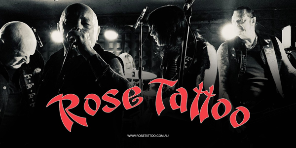 Rose Tattoo - 50th Anniversary at Bridgeway Hotel live at The Bridgeway Hotel in Pooraka on May 09, 2026 - Concert poster