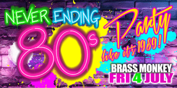 Never Ending 80s – Party Like Its 1989