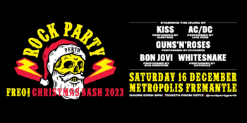 CANCELLED - ROCK PARTY PERTH | FREO! CHRISTMAS BASH 2023