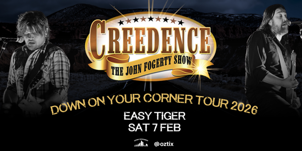Creedence The John Fogerty Show @ Easy Tiger Concert poster