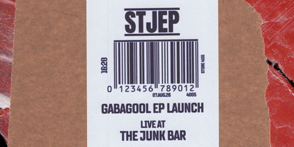 Stjep live at The Junk Bar - Concert poster