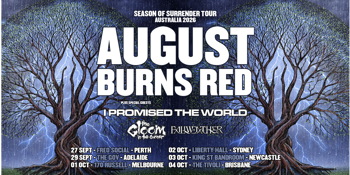 August Burns Red 'Season Of Surrender' Aus Tour 2026