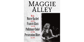**FREE ENTRY** Maggie Alley - March residency at The Tote