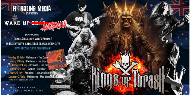 Kings Of Thrash 'Wake Up Australia' Tour Tickets at Crowbar Sydney ...